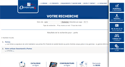 Desktop Screenshot of porte.ouvertures.com