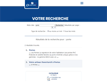 Tablet Screenshot of porte.ouvertures.com