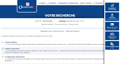 Desktop Screenshot of fabricant.fenetres.ouvertures.com