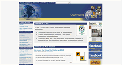 Desktop Screenshot of ouvertures.be