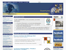 Tablet Screenshot of ouvertures.be